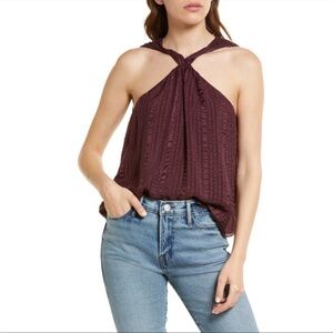 Frame Silk Halter Top Large